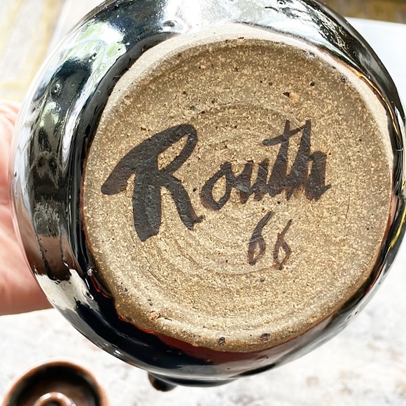 Vintage Tea Pot Signed 1966 - Picture 15 of 15